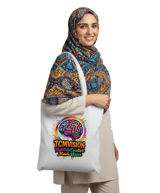 TCMVision Graffiti Logo Design - EarthAware™ Organic Bag For Life