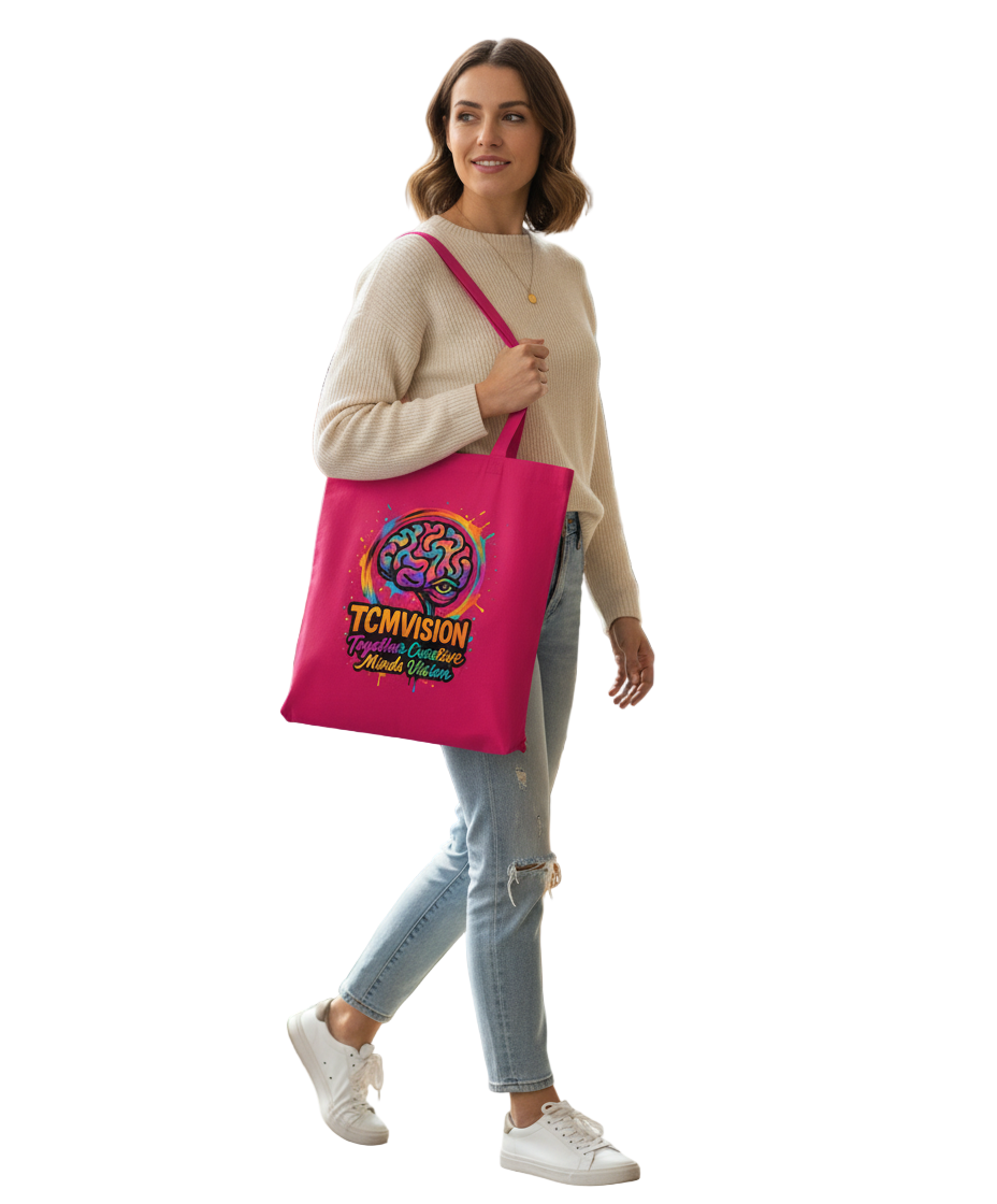 TCMVision Graffiti Logo Design - EarthAware™ Organic Bag For Life