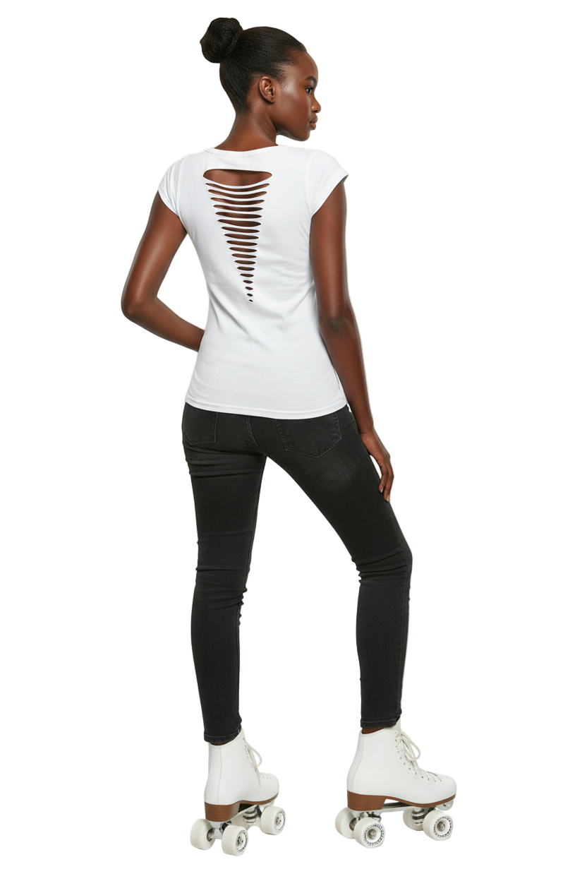 Roll and love it 0.1 - Ladies Back Cut Tee