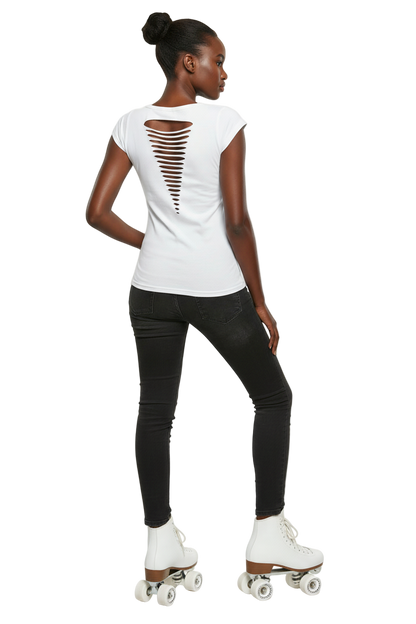 Roll and love it 0.1 - Ladies Back Cut Tee