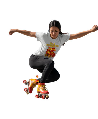 Im a roller skater from..0.4 ( Spanje ) - T shirt Rocker Unisex