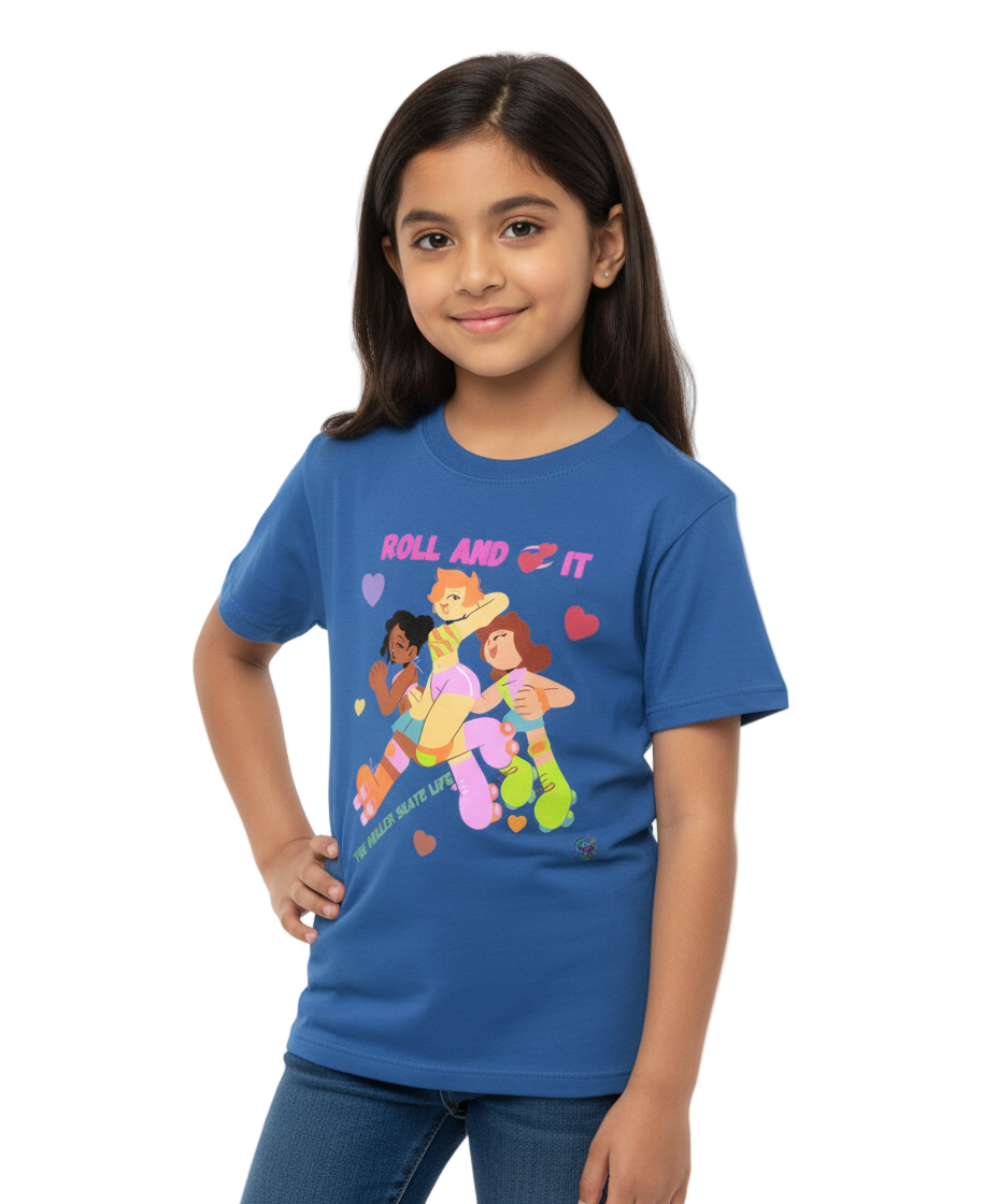 Roll and love Kids - SoftStyle T-Shirt  Gildan