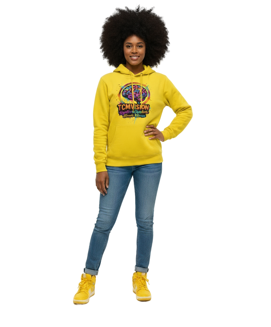 TCMVision Logo Graffiti Design 0.0 - Wemos college hoodie (AWDis)