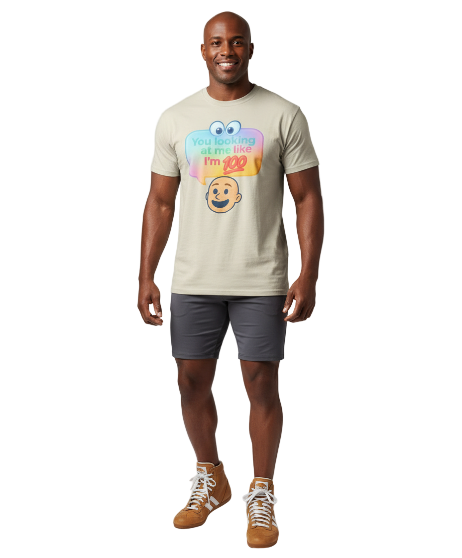 Looking @ me like ... 0.1 - Gildan Heavy Cotton T-Shirt