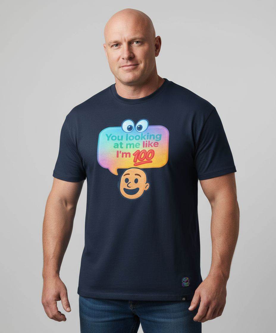 Looking @ me like ... 0.1 - Gildan Heavy Cotton T-Shirt