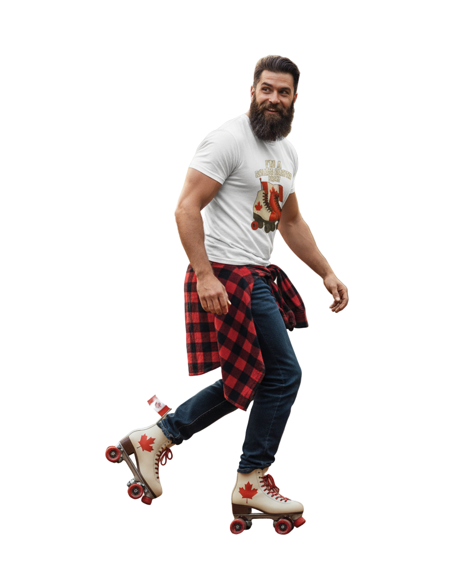 Im a roller skater from..0.7 (Canada) - T shirt Rocker (Unisex)