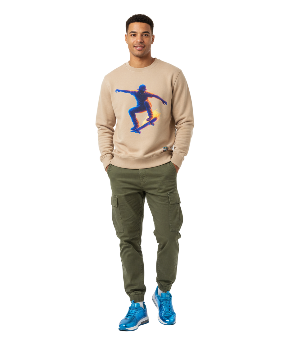 Free styling brain 0.0 (skaterboy) - Sweatshirt (AWDis)