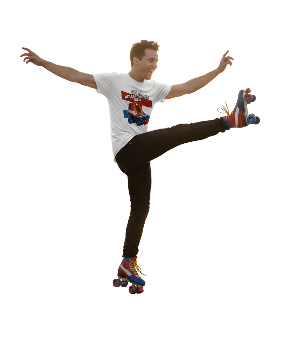 Im a roller skater from..0.2 (Nederland) - Tshirt Rocker unisex