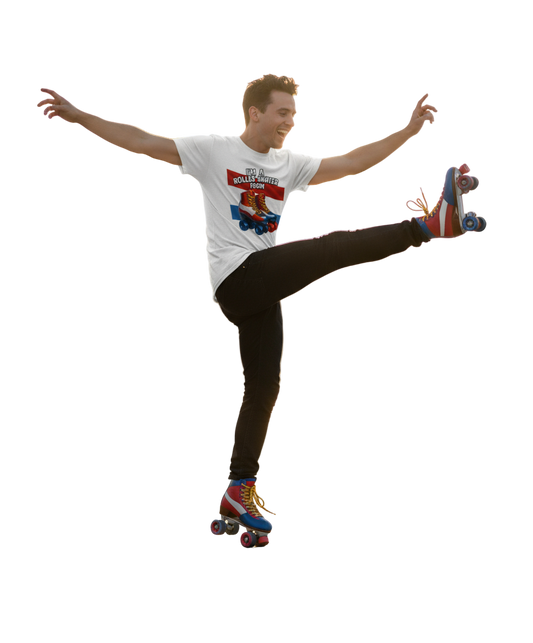 Im a roller skater from..0.2 (Nederland) - Tshirt Rocker unisex