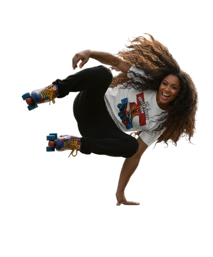 Im a roller skater from..0.2 (Nederland) - Tshirt Rocker unisex