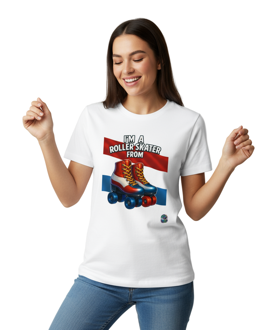 Im a roller skater from..0.2 (Nederland) - Tshirt Rocker unisex
