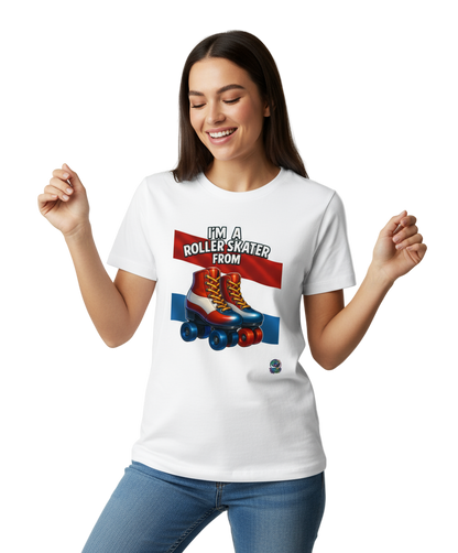 Im a roller skater from..0.2 (Nederland) - Tshirt Rocker unisex