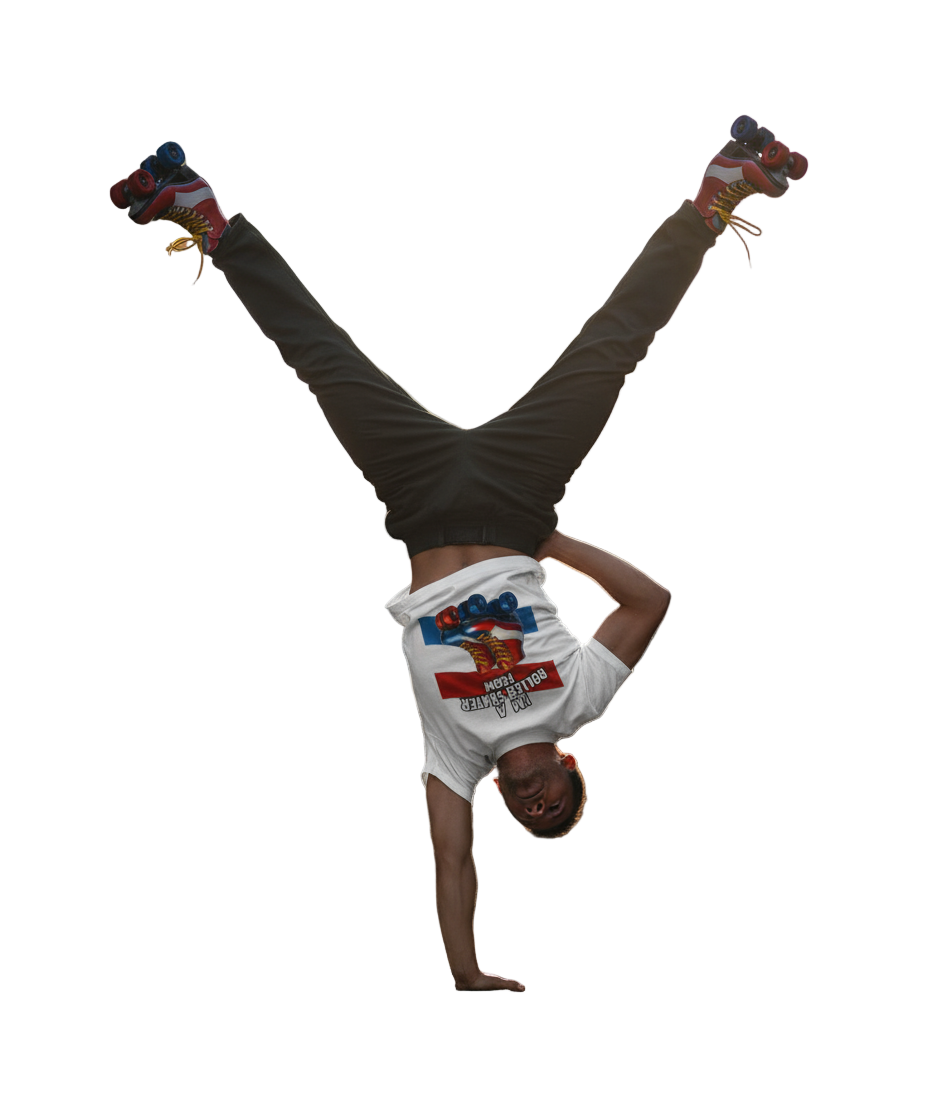 Im a roller skater from..0.2 (Nederland) - Tshirt Rocker unisex