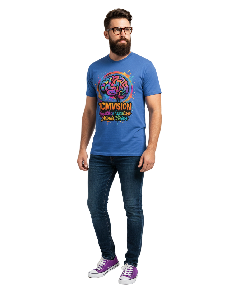 TCMVision Logo Graffiti Design - SoftStyle T-Shirt Gildan