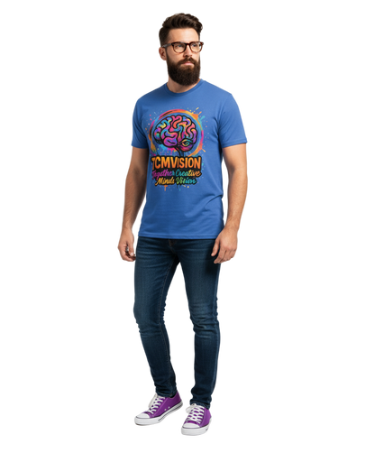 TCMVision Logo Graffiti Design - SoftStyle T-Shirt Gildan