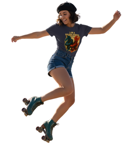 Im a roller skater from..0.8 ( Frankrijk ) - T shirt Rocker (Unisex)