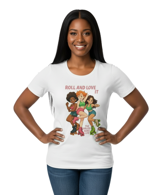 Roll and love it 0.1 - Ladies Back Cut Tee