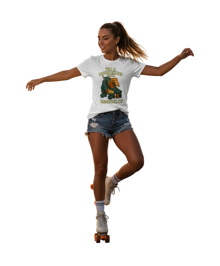 Im a roller skater from..0.5 ( USA ) - T shirt Rocker Unisex