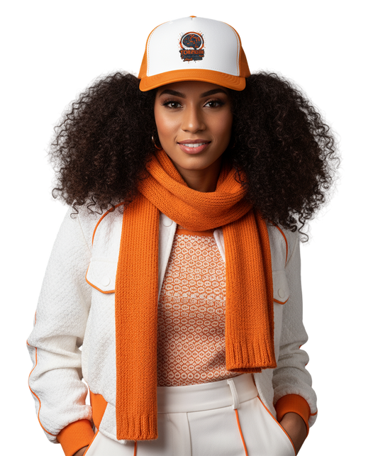 TCMVision Logo Graffiti Design - Snapback Trucker Cap Borduring