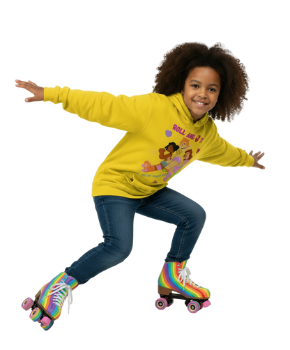 Roll and love it -. Kids Hoodie (AWDis)