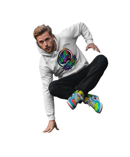 TCMVision Logo with back painting - College Hoodie (AWDis)