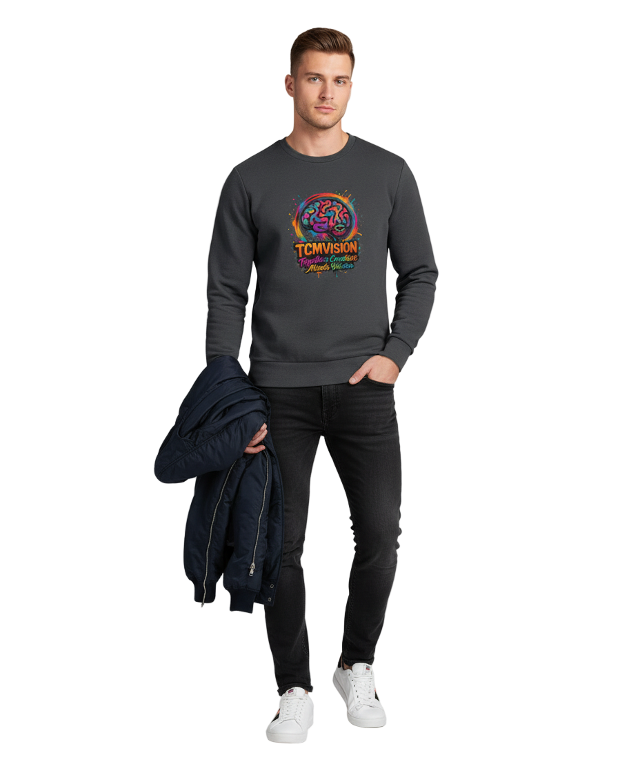 TCMVision Logo Graffiti Design. -  Sweater Tour Crew