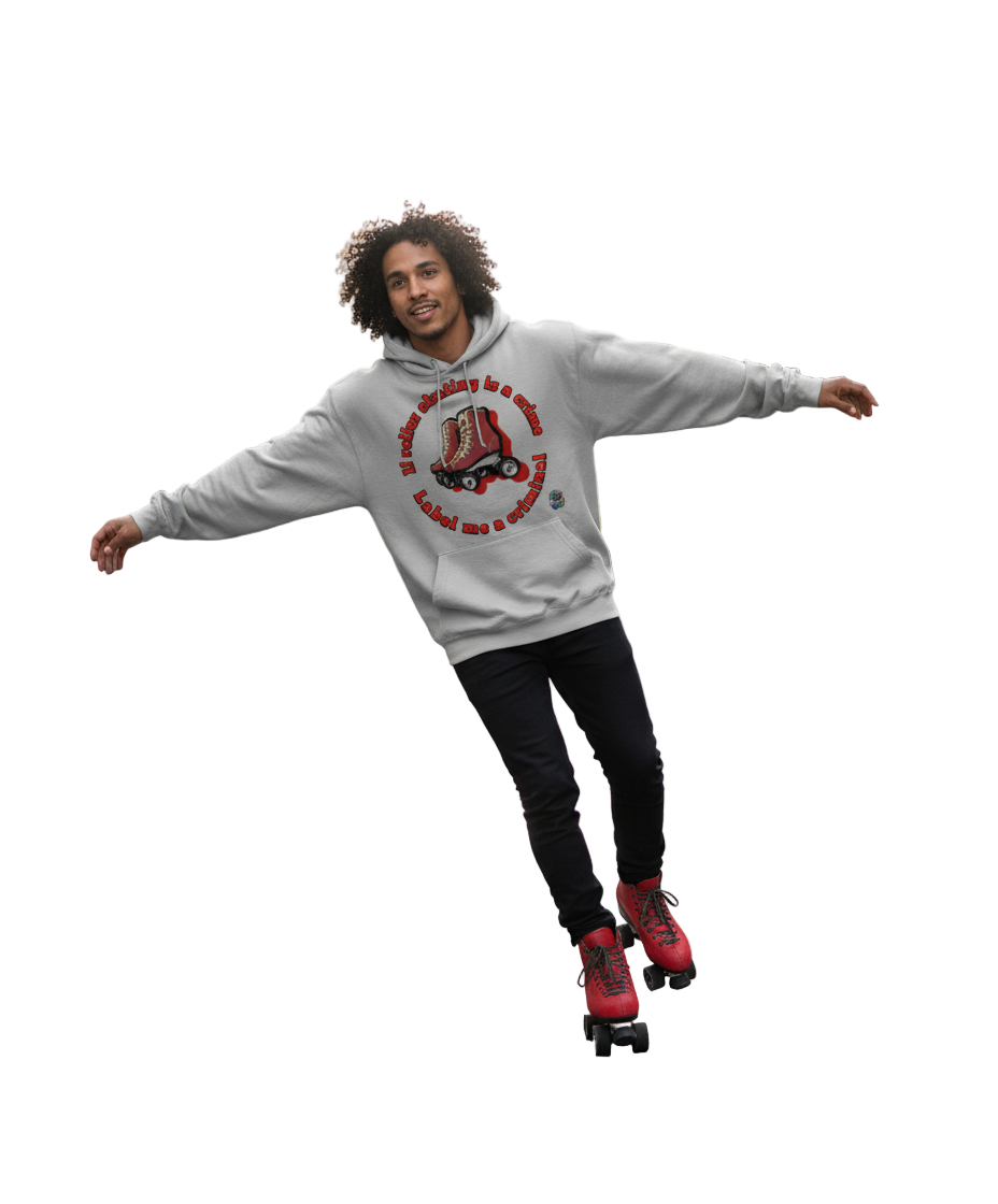 Roller Crime - College Hoodie (AWDis)