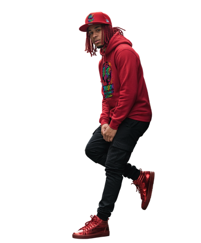 TCMVision Logo with back painting - College Hoodie (AWDis)