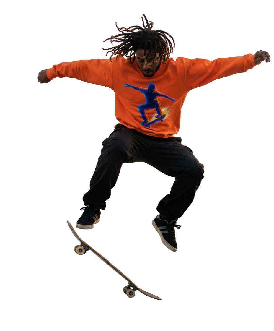 Free styling brain 0.0 (skaterboy) - Sweatshirt (AWDis)