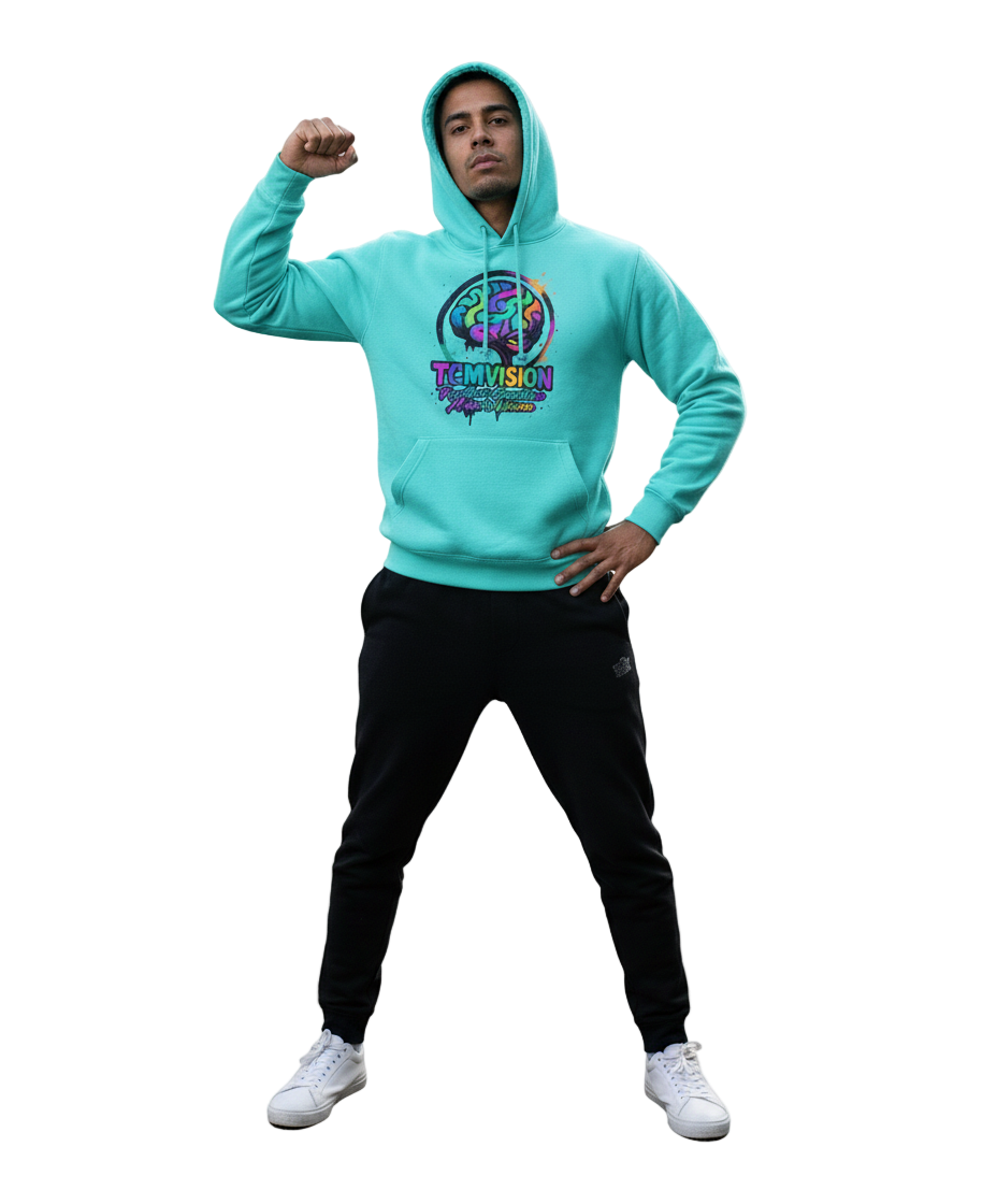 TCMVision Logo College Hoodie  (AWDis)