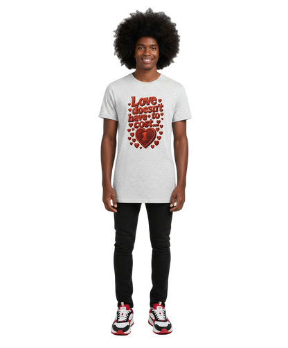 Love doesn't have to ..... - Shaped Long Tee