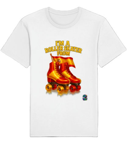 Im a roller skater from..0.4 ( Spanje ) - T shirt Rocker Unisex